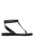 Calvin Klein Jeans Сандали Flat Sandal Toe YW0YW00545 Черен - Pepit.bg