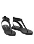 Calvin Klein Jeans Сандали Flat Sandal Toe YW0YW00545 Черен - Pepit.bg