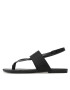 Calvin Klein Jeans Сандали Flat Sandal Toepost Webbing YW0YW00956 Черен - Pepit.bg