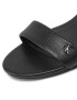 Calvin Klein Jeans Сандали Heel Sandal Strap Lth YW0YW00554 Черен - Pepit.bg