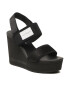 Calvin Klein Jeans Сандали Wedge Sandal Badge YW0YW01028 Черен - Pepit.bg