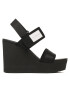 Calvin Klein Jeans Сандали Wedge Sandal Badge YW0YW01028 Черен - Pepit.bg