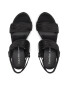 Calvin Klein Jeans Сандали Wedge Sandal Sling Pes YW0YW00572 Черен - Pepit.bg