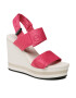 Calvin Klein Jeans Сандали Wedge Sandal Webbing YW0YW00959 Розов - Pepit.bg