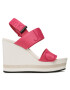 Calvin Klein Jeans Сандали Wedge Sandal Webbing YW0YW00959 Розов - Pepit.bg