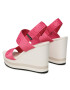 Calvin Klein Jeans Сандали Wedge Sandal Webbing YW0YW00959 Розов - Pepit.bg