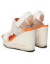 Calvin Klein Jeans Сандали Wedge Sandal Webbing YW0YW01073 Екрю - Pepit.bg