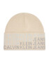 Calvin Klein Jeans Шапка Beanie K60K608677 Бежов - Pepit.bg