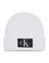 Calvin Klein Jeans Шапка Beanie Monogram K50K507052 Бял - Pepit.bg