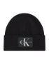 Calvin Klein Jeans Шапка Beanie Monogram K50K507052 Черен - Pepit.bg