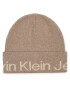 Calvin Klein Jeans Шапка Logo Beanie K60K611271 Сив - Pepit.bg