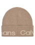 Calvin Klein Jeans Шапка Logo Beanie K60K611271 Сив - Pepit.bg