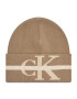 Calvin Klein Jeans Шапка Monogram cotton Tape Beanie K50K507181 Бежов - Pepit.bg