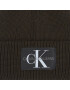 Calvin Klein Jeans Шапка Monologo Patch Beanie K50K506242 Кафяв - Pepit.bg