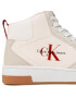 Calvin Klein Jeans Сникърси Basket Cupsole Irreg Lines YM0YM00612 Екрю - Pepit.bg