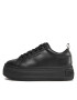 Calvin Klein Jeans Сникърси Bold Flatf Low Laceup Lth In Lum YW0YW01309 Черен - Pepit.bg