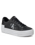 Calvin Klein Jeans Сникърси Bold Vulc Flatf Low Lace Lth Ml YW0YW01294 Черен - Pepit.bg