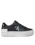 Calvin Klein Jeans Сникърси Bold Vulc Flatf Low Lace Lth Ml YW0YW01294 Черен - Pepit.bg