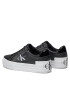 Calvin Klein Jeans Сникърси Bold Vulc Flatf Low Lace Lth Ml YW0YW01294 Черен - Pepit.bg