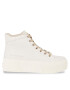 Calvin Klein Jeans Сникърси Bold Vulc Flatf Mid Laceup Wn YW0YW01230 Бежов - Pepit.bg