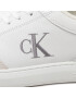 Calvin Klein Jeans Сникърси Casual Cupsole Laceup Low Mono YM0YM00496 Бял - Pepit.bg