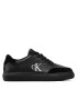 Calvin Klein Jeans Сникърси Casual Cupsole Laceup Low Mono YM0YM00496 Черен - Pepit.bg