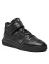 Calvin Klein Jeans Сникърси Chunky Cupsole Laceup Mid Lth-Pu YM0YM004260 Черен - Pepit.bg