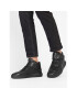 Calvin Klein Jeans Сникърси Chunky Cupsole Laceup Mid Lth-Pu YM0YM004260 Черен - Pepit.bg