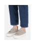 Calvin Klein Jeans Сникърси Cupsole Flatform Low Wl Lth Wn YW0YW01107 Сив - Pepit.bg