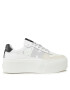 Calvin Klein Jeans Сникърси Cupsole Flatform Mix Lth Wn YW0YW01227 Бял - Pepit.bg