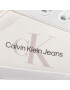 Calvin Klein Jeans Сникърси Skater Vulcanized Laceup Rcotton YM0YM00414 Бял - Pepit.bg