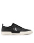 Calvin Klein Jeans Сникърси Skater Vulcanized Laceup Rcotton YM0YM00414 Черен - Pepit.bg