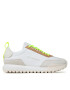 Calvin Klein Jeans Сникърси Toothy Runner Laceup Fluo Contr YM0YM00672 Бял - Pepit.bg