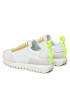 Calvin Klein Jeans Сникърси Toothy Runner Laceup Fluo Contr YM0YM00672 Бял - Pepit.bg