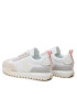 Calvin Klein Jeans Сникърси Toothy Runner Laceup Mix Pearl YW0YW01100 Бял - Pepit.bg