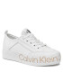 Calvin Klein Jeans Сникърси Vulc Flatf Low Wrap Around Logo YW0YW01025 Бял - Pepit.bg