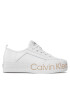 Calvin Klein Jeans Сникърси Vulc Flatf Low Wrap Around Logo YW0YW01025 Бял - Pepit.bg