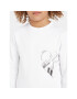 Calvin Klein Jeans Суитшърт Hyper Real IB0IB01854 Бял Regular Fit - Pepit.bg