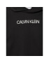 Calvin Klein Jeans Суитшърт Institutional Cropped IG0IG01323 Черен Relaxed Fit - Pepit.bg