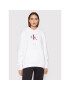 Calvin Klein Jeans Суитшърт J20J216957 Бял Oversize - Pepit.bg