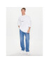 Calvin Klein Jeans Суитшърт J30J323098 Бял Regular Fit - Pepit.bg