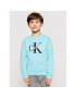 Calvin Klein Jeans Суитшърт Monogram Logo IU0IU00069 Син Regular Fit - Pepit.bg