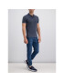 Calvin Klein Jeans Тениска с яка и копчета J30J313566 Тъмносин Regular Fit - Pepit.bg