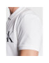 Calvin Klein Jeans Тениска с яка и копчета J30J322851 Бял Regular Fit - Pepit.bg