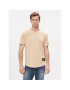 Calvin Klein Jeans Тишърт Badge Turn Up Sleeve J30J323482 Бежов Regular Fit - Pepit.bg