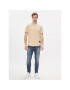 Calvin Klein Jeans Тишърт Badge Turn Up Sleeve J30J323482 Бежов Regular Fit - Pepit.bg