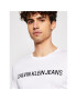 Calvin Klein Jeans Тишърт Core Institutional Logo J30J307855 Бял Regular Fit - Pepit.bg