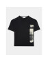 Calvin Klein Jeans Тишърт Glitched Monogram IB0IB01767 Черен Regular Fit - Pepit.bg