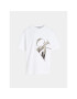 Calvin Klein Jeans Тишърт Hyper Real IB0IB01884 Бял Regular Fit - Pepit.bg