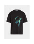Calvin Klein Jeans Тишърт Hyper Real IB0IB01884 Черен Regular Fit - Pepit.bg